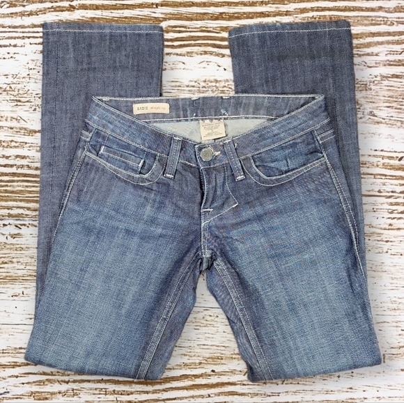 William Rast Women's Jeans Size 25 Sadie Straight Leg Low-rise Medium Wash - Picture 2 of 6